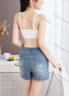 Wholesale Women's Plain Cartoon Graphics Double Straps Bra - Liuhuamall