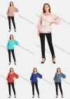 Wholesale Women's Casual Square Neck Guipure Lace&Hollow Out Bell Sleeve Plain Top - Liuhuamall