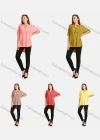 Wholesale Women's Casual V Stand Neck Short Sleeve Button Front dual Pockets Sequin Plain Top - Liuhuamall