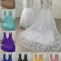 Wholesale Women's Glamorous Sweetheart Sleeveless Sequin Lace Up Back Appliques Wedding Dress 8013# preview