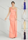 Wholesale Women's Elegant One Shoulder Sequin Applique Mermaid Evening Dress 5023# - Liuhuamall