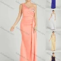 Wholesale Women's Elegant One Shoulder Sequin Applique Mermaid Evening Dress 5023# preview