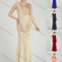 Wholesale Women's Elegant Sleeveless Sequin Mermaid Evening Dress 6071# preview