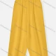Wholesale Woman's Casual Loose Elastic Waist Plain Wide Leg Pant 95# Clothing Wholesale Market Liuhua