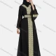 Wholesale Women's Chiffon Vintage Muslim Islamic Embroidery Maxi Abaya Dress R811# Black Guangzhou Clothing Wholesale Market & Suppliers -LIUHUAMALL