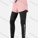 Wholesale Women's 2-in-1 Athletic Workout Letter Print Drawstring Elastic Waist Shorts SP0211# Melon Clothing Wholesale Market Liuhua