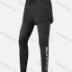 Wholesale Women's 2-in-1 Athletic Workout Letter Print Drawstring Elastic Waist Shorts SP0211# Black Clothing Wholesale Market Liuhua
