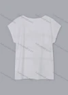 Wholesale Women's Casual Crew Neck Short Sleeve Rhinestone Ink Splash Print Tops 882372# - Liuhuamall