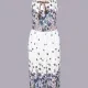 Women's Spring Spaghetti Strap Floral Print Cami Dress White Clothing Wholesale Market -LIUHUA