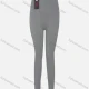 Wholesale Women's Casual Skinny Fit High Waist Plain Knit Legging Gray Clothing Wholesale Market Liuhua