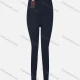 Wholesale Women's Casual Skinny Fit High Waist Plain Knit Legging Black Clothing Wholesale Market Liuhua