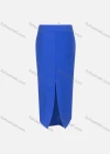 Wholesale Women's Casual Plain High Waist Back Slit Pencil Skirt - Liuhuamall