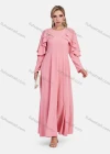 Wholesale Women's Elegant Plain Beaded Cape Sleeve High Waist Maxi Dress - Liuhuamall