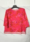 Wholesale Women's Casual Crew Neck 3/4 Sleeve Floral Blouse 002# - Liuhuamall