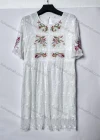 Wholesale Women's Casual Crew Neck Embroidered Appliques Tunic TB2625343# - Liuhuamall