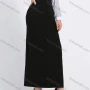 Wholesale Women's Elegant High Waist Plain A-Line Maxi Skirt preview
