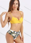 Wholesale Women's Spaghetti Strap Floral Print Tie Back Bikini 2 Piece Swimsuit Set - Liuhuamall