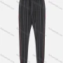 Wholesale Men's Striped Print Elastic Waist Ankle Length Casual Jogger Sweatpants 556# preview