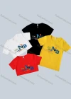 Wholesale Boy's Casual Crew Neck Short Sleeve Letter T-shirt - Liuhuamall