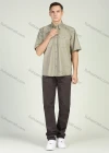 Wholesale Men's Casual Plain Straight Leg Trousers - Liuhuamall