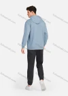 Wholesale Men's Casual Plain Long Sleeve Drawstring Hoodie With Kangaroo Pocket LF30# - Liuhuamall