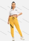 Wholesale Women's Casual Skinny Fit Flap Pockets Drawstring Sweatpants - Liuhuamall