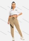 Wholesale Women's Casual Skinny Fit Flap Pockets Drawstring Sweatpants - Liuhuamall