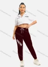 Wholesale Women's Casual Skinny Fit Flap Pockets Drawstring Sweatpants - Liuhuamall