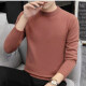 Men's Casual Plain Mock Neck Long Sleeve Sweater 1# Clothing Wholesale Market -LIUHUA