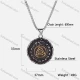 Wholesale Stainless Steel Carved Chain Necklace GL0081# Gold Clothing Wholesale Market Liuhua