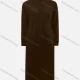 Wholesale Women's Casual Mock Neck Plain Pullover Long Sleeve Midi Sweater Dress 001# A610# Clothing Wholesale Market Liuhua