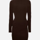 Women's Turtleneck Plain Pullover Long Sleeve Midi Sweater Dress 002# B609# Clothing Wholesale Market -LIUHUA