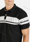 Wholesale Men's Colorblock Casual Short Sleeve Polo Shirt - Liuhuamall
