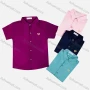 Wholesale Boy's Casual Plain Label Short Sleeve Shirt preview