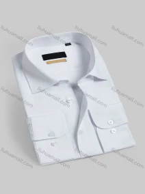 Wholesale Men's Casual Plain Long Sleeve Shirts 1830-1#, LIUHUA CLOTHING WHOLESALE