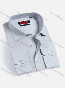 Wholesale Men's Casual Plain Long Sleeve Shirts 6922-2#, LIUHUA CLOTHING WHOLESALE