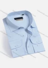 Wholesale Men's Casual Plain Long Sleeve Button Down Collared Shirts HT2225-3# - Liuhuamall