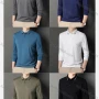 Wholesale Men's Casual Plain Long Sleeve Slim Fit Polo Shirt 2511# preview