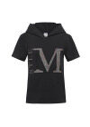 Wholesale Boys Casual 3D Letter Feature Letter Print Short Sleeve Hoodie - Liuhuamall