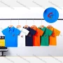 Wholesale Boys Short Sleeve Embroidery Letter Patch Pocket Plain Polo Shirt 1111# preview