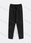 Wholesale Men's Sporty Plain Striped Trim Drawstring Zipper Pockets Pants - Liuhuamall