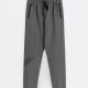 Men's Sporty Plain Striped Trim Drawstring Zipper Pockets Pants Dark Gray Clothing Wholesale Market -LIUHUA