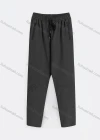 Wholesale Men's Sporty Plain Striped Trim Drawstring Zipper Pockets Pants - Liuhuamall
