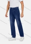 Wholesale Men's Casual Regular Fit Flat Front Distressed Jeans - Liuhuamall