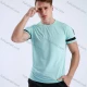 Wholesale Men's Athletic Workout Breathable Quick Dry Short Sleeve T-shirt B90087# Light Sea Green Clothing Wholesale Market Liuhua