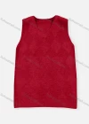 Wholesale Men's Casual Plain V Neck Diamond Checkered Print Sweater Vest - Liuhuamall