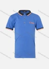 Wholesale Boys Casual Plain Embroidery Contrast Collar Striped Trim Short Sleeve Polo Shirt - Liuhuamall