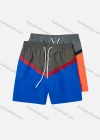 Wholesale Men's Casual Colorblock Drawstring Shorts - Liuhuamall