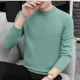 Men's Casual Plain Mock Neck Long Sleeve Sweater 3# Clothing Wholesale Market -LIUHUA